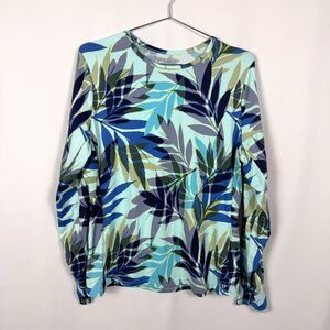 Hang Ten Women's Long Sleeve Sun Protection Tee with Pocket UPF 50+ Large